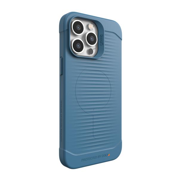 GEAR4 Havana Snap kryt iPhone 14 Pro Max modrý 