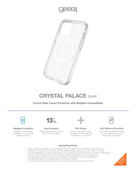 GEAR4 D3O Crystal Palace Snap kryt iPhone 12/ 12Pro 