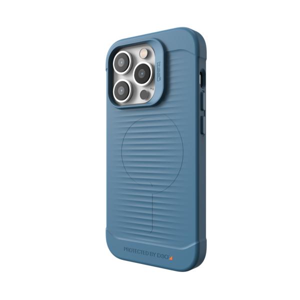 GEAR4 Havana Snap kryt iPhone 14 Pro modrý 