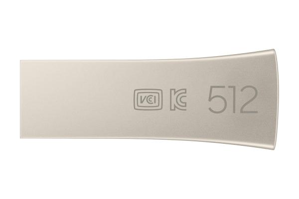 Samsung BAR Plus/ 512GB/ USB 3.2/ USB-A/ Champagne Silver 