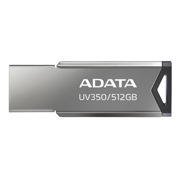 ADATA UV350/ 512GB/ USB 3.2/ USB-A/ Strieborná