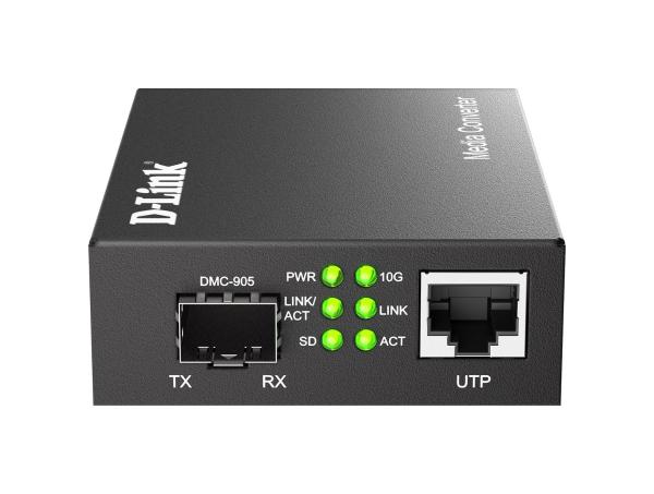 D-Link DMC-905/ E - 10G/ 5G/ 2.5G/ 1G RJ-45 port to 1 x 10GBASE-X SFP+ port Media Converter (300m)