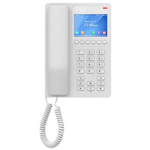 Grandstream GHP630W SIP WiFi hotelový telefón s displejom, biely