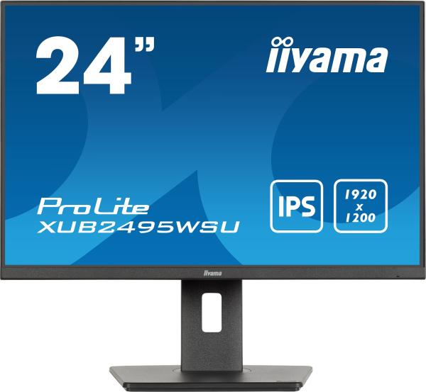 24" iiyama XUB2495WSU-B7:IPS, WXGA, HDMI, DP, repro