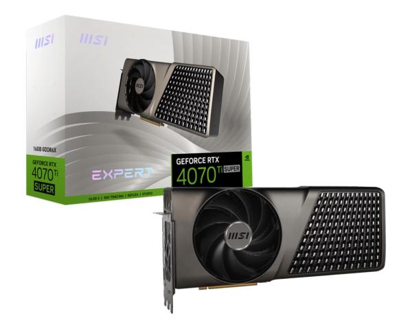 MSI GeForce RTX 4070 Tí SUPER EXPERT/ 16GB/ GDDR6x 