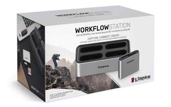 Kingston USB-C 3.2 Gen2 Workflow Station Dock w/Dual-Slot SD UHS-II čítačka kariet 