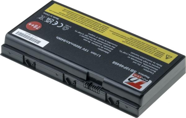 Batéria T6 Power Lenovo ThinkPad P70, ThinkPad P71, 5600mAh, 84Wh, 8cell 