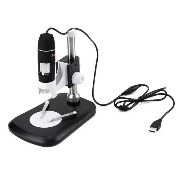 W-Star Digitálny mikroskop DM800xHard, 800x, prísvit, stojan, čierna, W10 USB