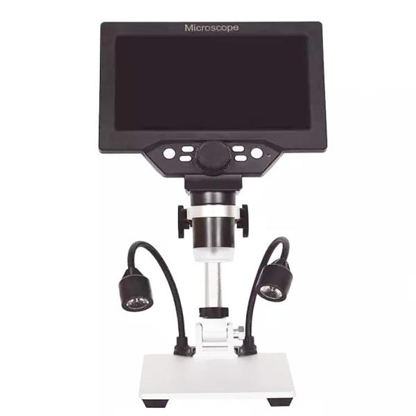 W-Star Digitálny Mikroskop LCD 7”, batéria DM1200xLCD prísvit, stojan, čierna, SK menu
