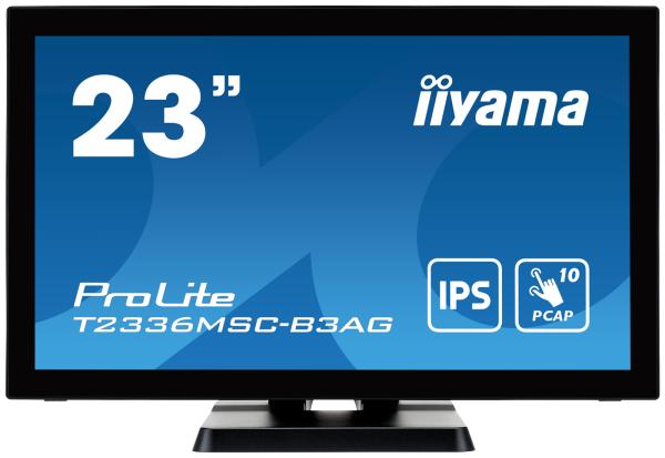 23" LCD iiyama T2336MSC-B3AG -multidotyk, kapacitný