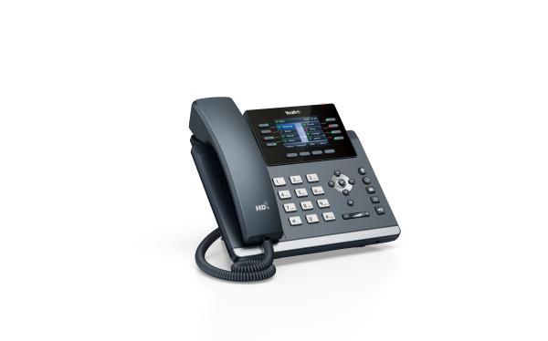 Yealink SIP-T44U SIP telefón, PoE, 2, 8" 320x240 LCD, 21 prog.tl., 2xUSB 