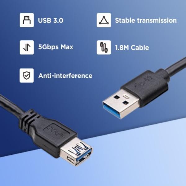 Rozširovací kit XMA-09U 2 x USB 3.0 dĺžka 1, 8m pre držiaky monitorov Brateck LDT62 