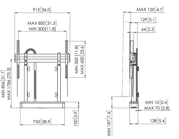 Optoma IFPD RISE 2005 MOTORIZED DISPLAY LIFT FLOOR/ WALL 50 W EU 