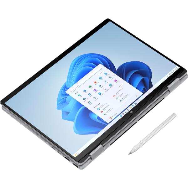 HP ENVY x360 14-fa0003nc, R7-8840HS, 14.0 2880x1800/OLED/400n/120Hz/Touch, UMA, 16GB, SSD 1TB, W11Pro, 2-2-2, Silver 