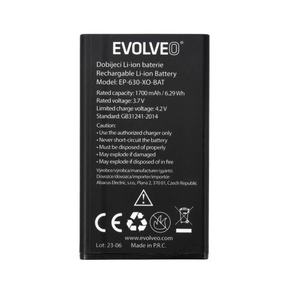 EVOLVEO originálna batéria 1700 mAh pre EasyPhone XO