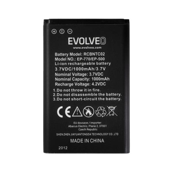 EVOLVEO originálna batéria 1000 mAh pre EasyPhone FP, FS