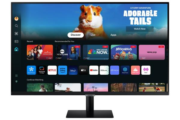 Samsung Smart Monitor/ M50D/ 27"/ VA/ FHD/ 60Hz/ 4ms/ Black/ 2R