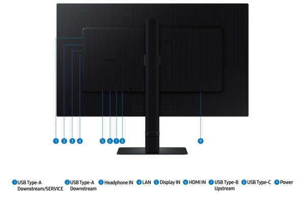 Samsung ViewFinity S8/ S80UD/ 27"/ IPS/ 4K UHD/ 60Hz/ 5ms/ Black/ 2R 