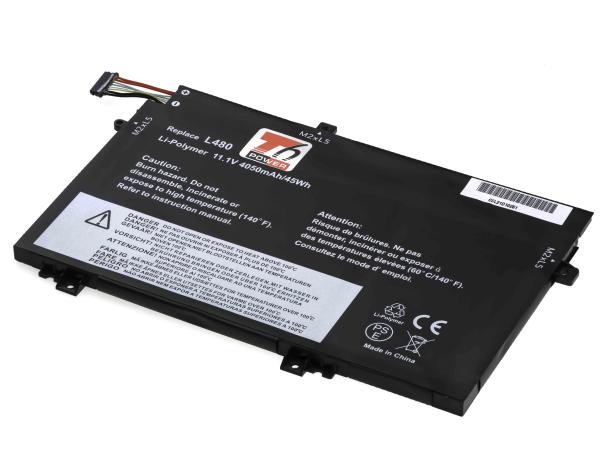 Batéria T6 Power Lenovo ThinkPad L480, L490, L580, L590, L15 Gen 1, 4050mAh, 45Wh, 3cell, Li-Pol