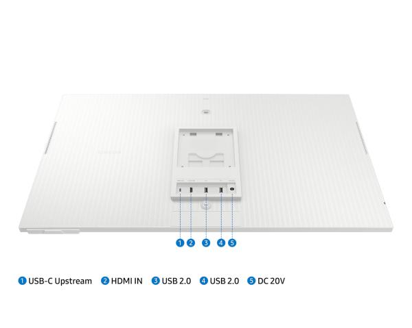 Samsung Smart Monitor/ M80D/ 32"/ VA/ 4K UHD/ 60Hz/ 4ms/ White/ 2R 