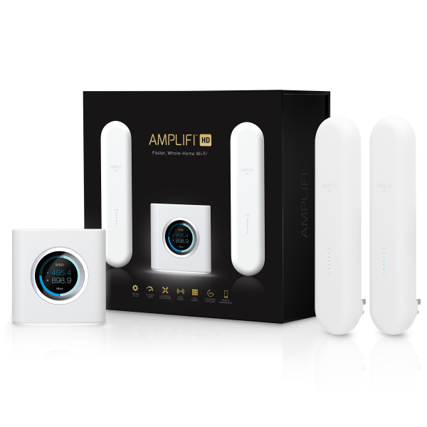 Ubiquiti AmpliFi AFi-HD, Router + 2x Mesh Point 