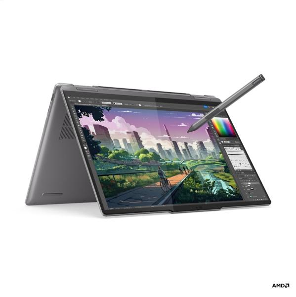 LENOVO NTB Yoga 7 2-in-1 14AHP9 - AMD Ryzen 5 8640HS, 14" WUXGA Touch, 16GB, 512SSD, HDMI, Int. AMD Radeon 760M, BezOS, 3Y Prem