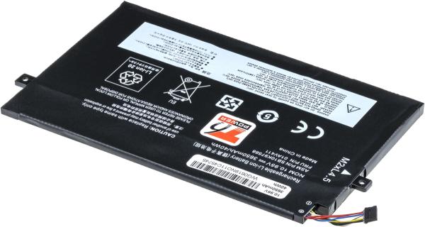 Batéria T6 Power Lenovo ThinkPad E470, E475, 3650mAh, 40Wh, 3cell, Li-Pol 