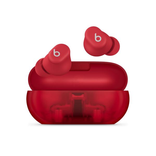 Beats Solo Buds-Wireless Earbuds-Transparent Red