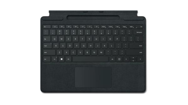 Microsoft Surface Pro Signature Keyboard (Black), Commercial, CZ&SK (potlač)