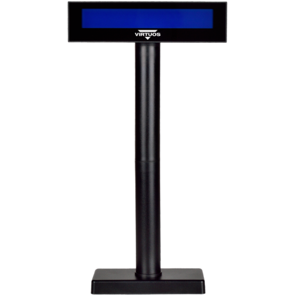 LCD displej Virtuos FL-2026 2x20, serial, čierny