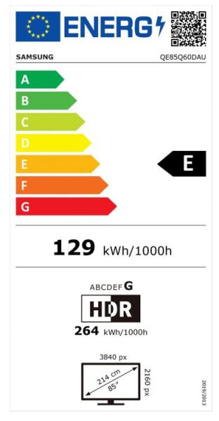 Samsung 85" QLED QE85Q60D 