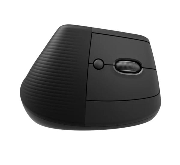Logitech Lift/ Vertikálna/ Optická/ Pre pravákov/ 4 000 DPI/ USB+BT/ Grafitová 