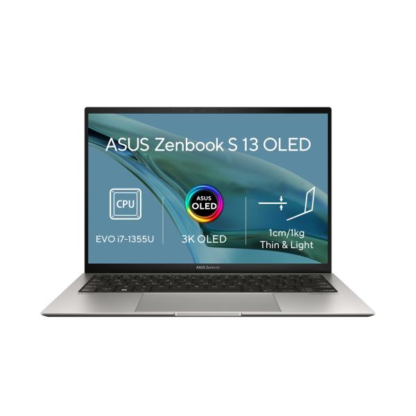 ASUS Zenbook S 13 OLED/ UX5304/ i7-1355U/ 13, 3"/ 2880x1800/ 16GB/ 1TB SSD/ Iris Xe/ W11H/ Gray/ 2R