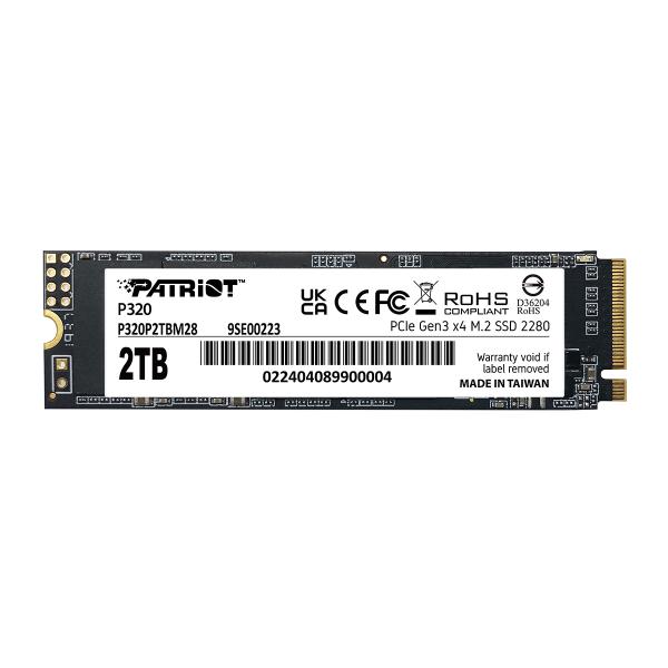 PATRIOT P320 2TB SSD M.2 NVMe 5R