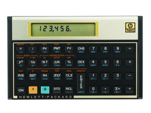 HP-12C  Finančná kalkulačka