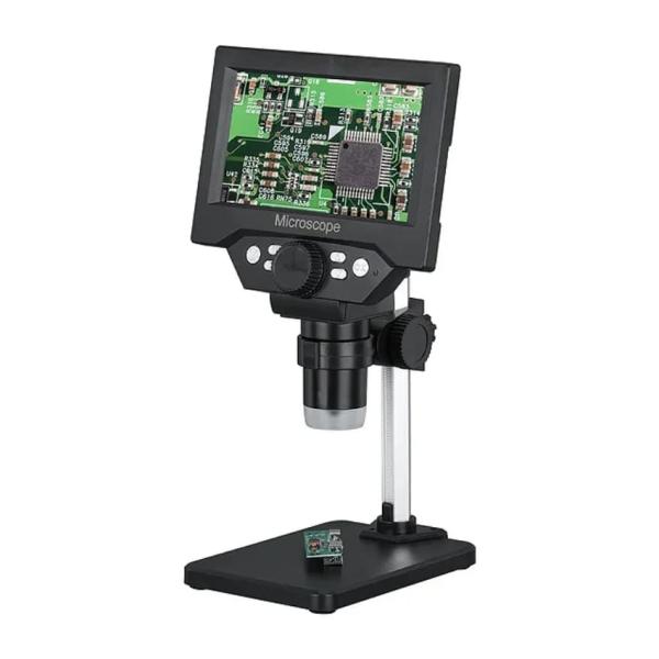 W-Star Digitálny Mikroskop LCD 5, 5”, WSG5 FHD, 1000x, prísvit, stojan, čierna