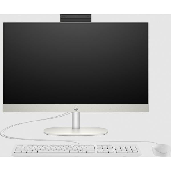 HP ProOne 245 G10 AiO 23.8 NT, Ryzen 3 7320U, 1920x1080 IPS, UMA, 8GB, SSD 256GB, W11Pro, 1-1-1, WiFi BT, White