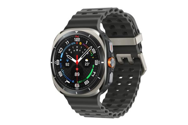 Samsung Galaxy Watch Ultra 47mm Titanium Silver Sport Band Gray