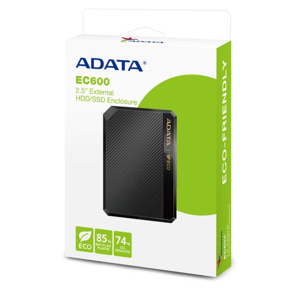 ADATA EC600 externý box pre HDD/ SSD 2, 5" ECO 