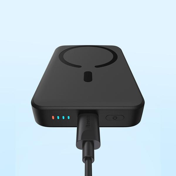 Baseus Magnetická Powerbanka 10000mAh 20W Black 