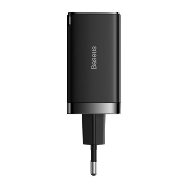 Baseus CCGP120201 GaN5 Pro Quick Nabíjačka USB-A + 2x USB-C 65W Black 