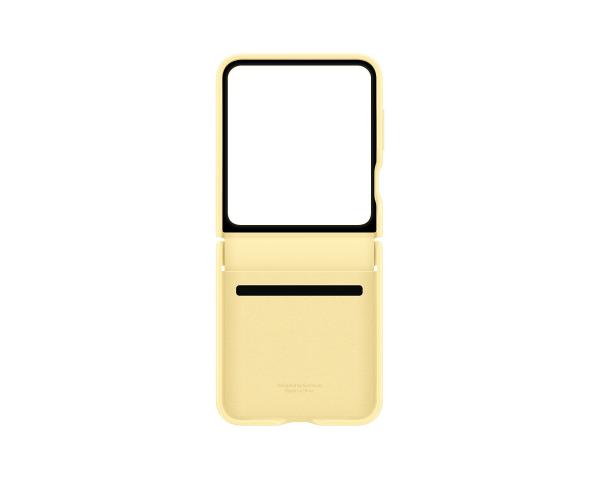 Samsung Ochranný kryt z vegánskej kože pre Flip 6 Yellow