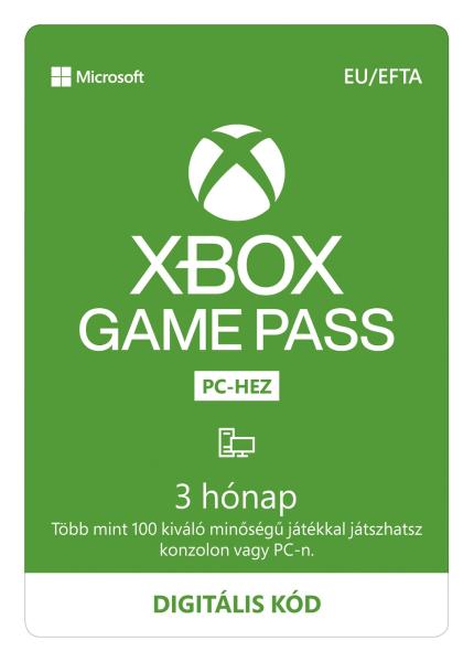 ESD - PC Game Pass - předplatné na 3 měsíce (EuroZone) 