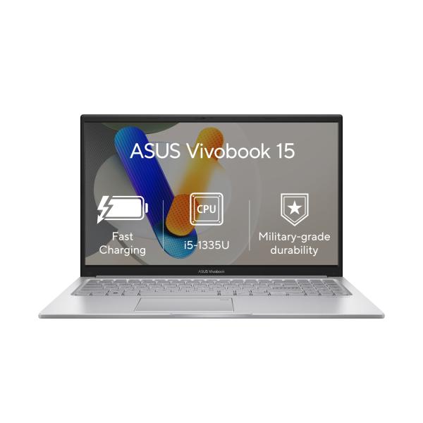 ASUS Vivobook 15/ X1504VA/ i5-1335U/ 15, 6"/ FHD/ 16GB/ 512GB SSD/ Iris Xe/ W11H/ Silver/ 2R