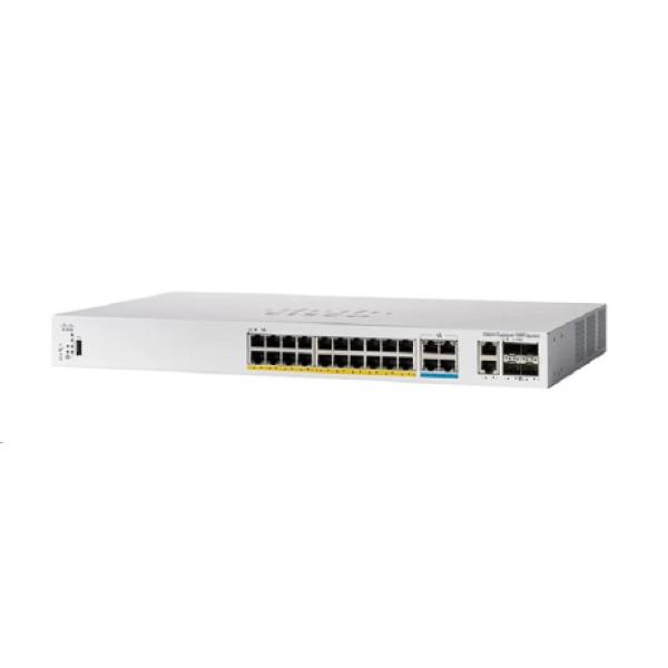 Cisco Catalyst switch C1300-24MGP-4X (16xGbE, 8x2, 5GbE, 4xSFP+, 24xPoE+, 375W)