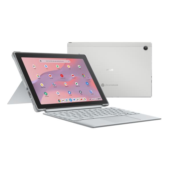 ASUS Chromebook CM30/ CM3001DM2A/ MTK-520/ 10, 5"/ FHD/ T/ 8GB/ 128GB eMMC/ Mali-G52/ Chrome/ Silver/ 2R