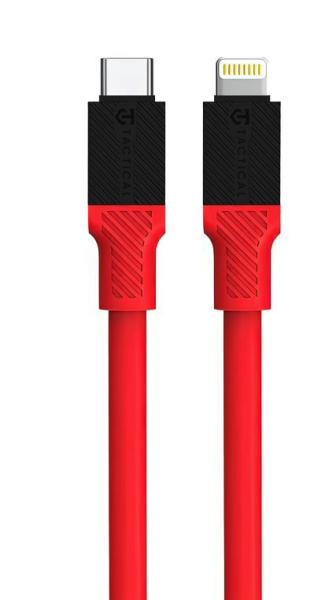 Tactical Fat Man Cable USB-C/ Lightning 1m Red