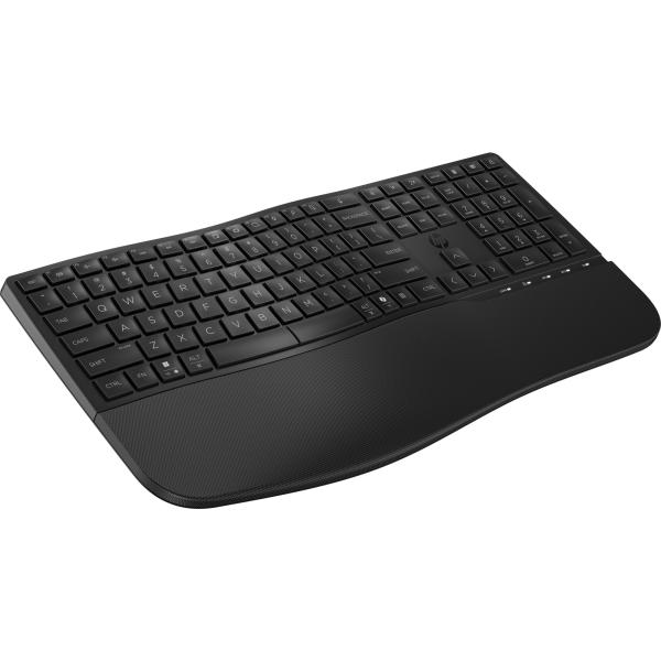 HP 680 Comfort Dual-Mode Keyboard- bezdrátová ergonomická klávesnice CZ/ SK 