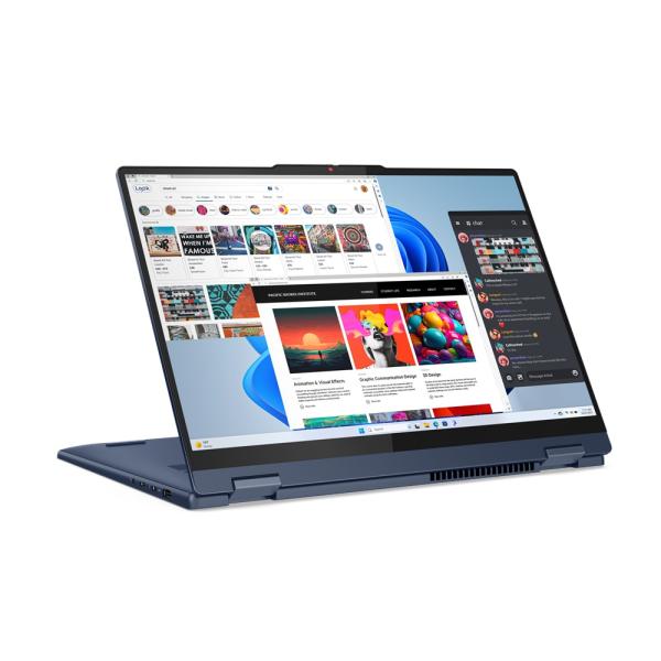 Lenovo IdeaPad 5 2-in-1/ 16IRU9/ 5-120U/ 16"/ 2048x1280/ T/ 16GB/ 512GB SSD/ Iris Xe/ W11H/ Blue/ 2R 