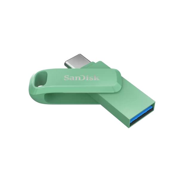 SanDisk Ultra Dual Drive Go/ 256 GB/ USB 3.2/ USB-A + USB-C/ Zelená 